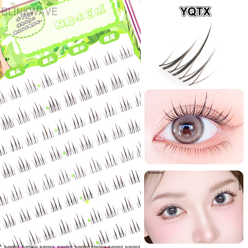 Eyelash Extension Douyin - 천연 한국 걸그룹 스타일 인조 속눈썹