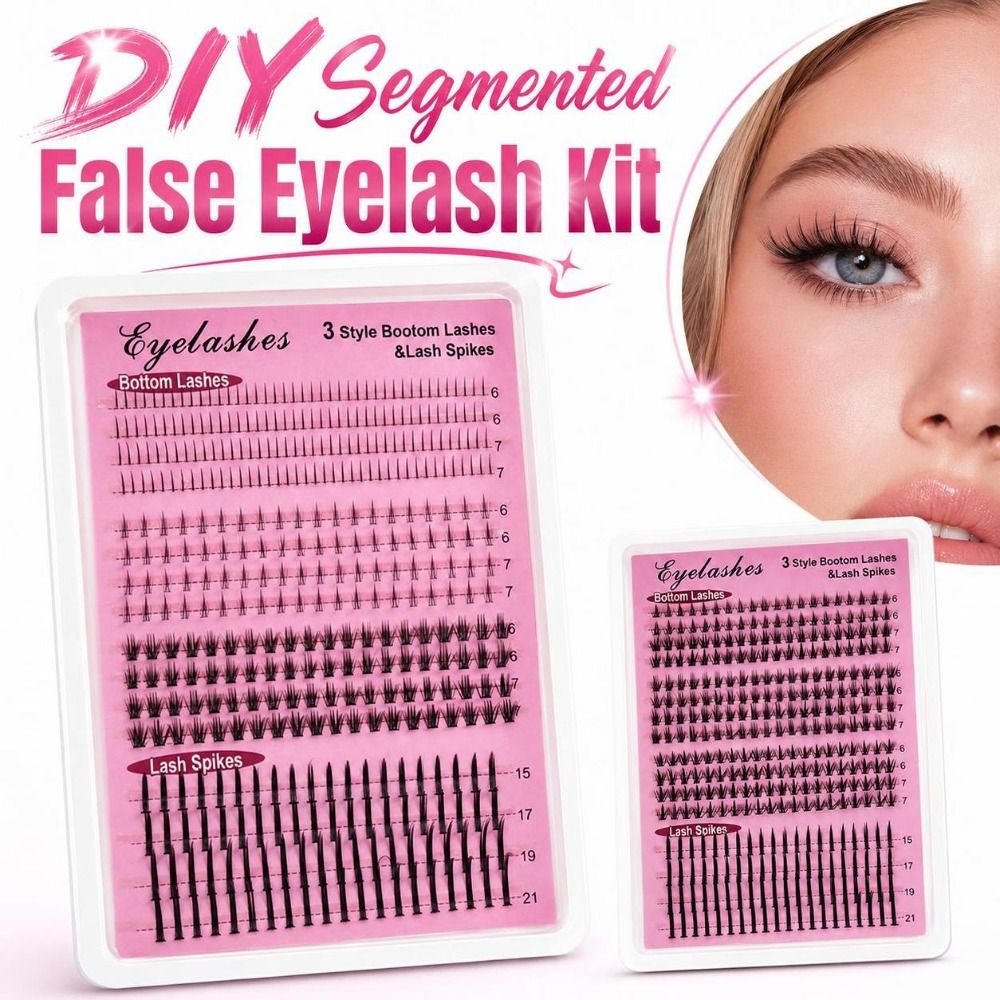 눈을 커 보이게 하는 DIY 분리형 속눈썹 세트, 다양 - Eyelash Extension Anime Style 리뷰 및 가격