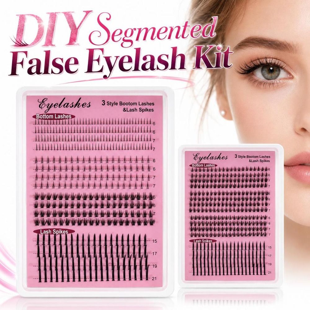 눈을 커 보이게 하는 DIY 분리형 속눈썹 세트, 다양 - Eyelash Extension Anime Style 리뷰 및 가격