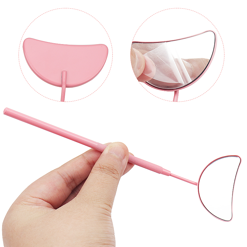 1pcs 속눈썹 연장 거울 달 모양의 분리형 스테인레스 - Eyelash Extension Review 리뷰 및 가격