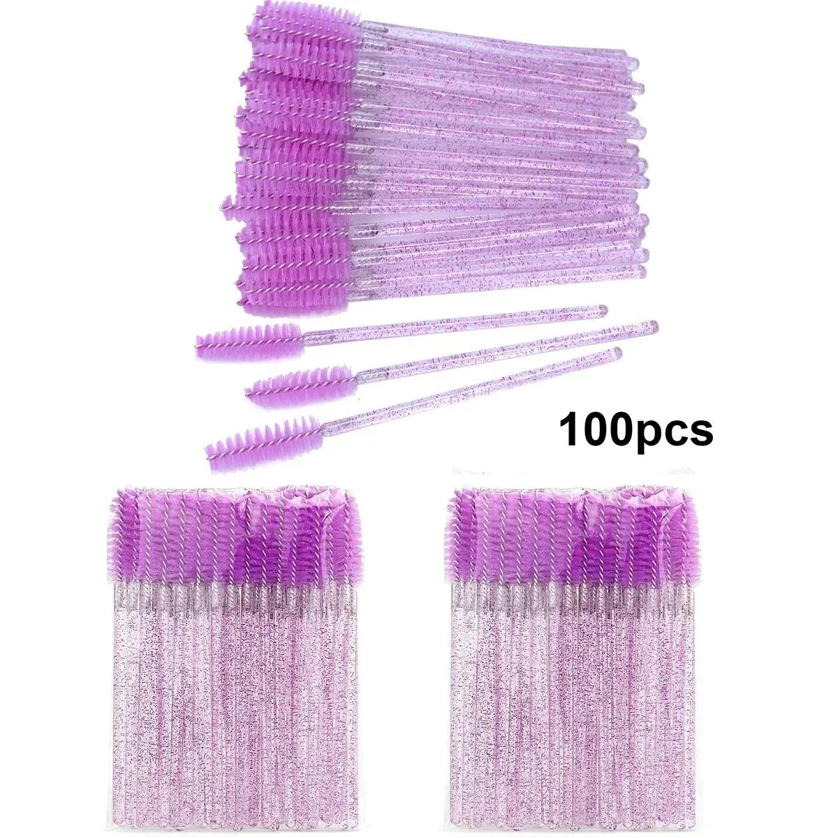 도매 100pcs 일회용 속눈썹 브러쉬 Spoolies - Eyelash Extension Options 리뷰 및 가격
