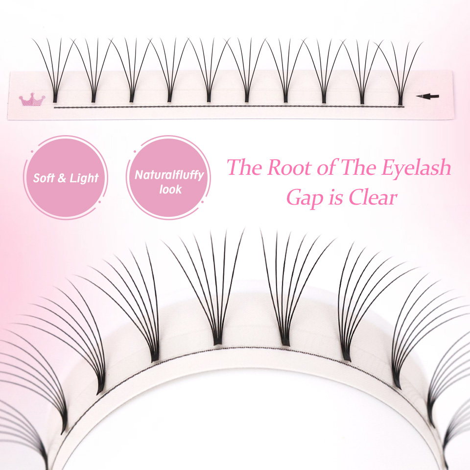 AGUUD 소프트 자연 미리 만들어진 볼륨 팬 짧은 줄 - Eyelash Extension Review 리뷰 및 가격