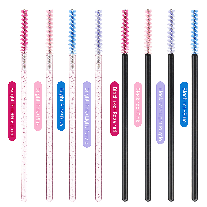 50개 일회용 속눈썹 메이크업 브러쉬 크리스탈 눈썹 빗 - Eyelash Extension Options 리뷰 및 가격