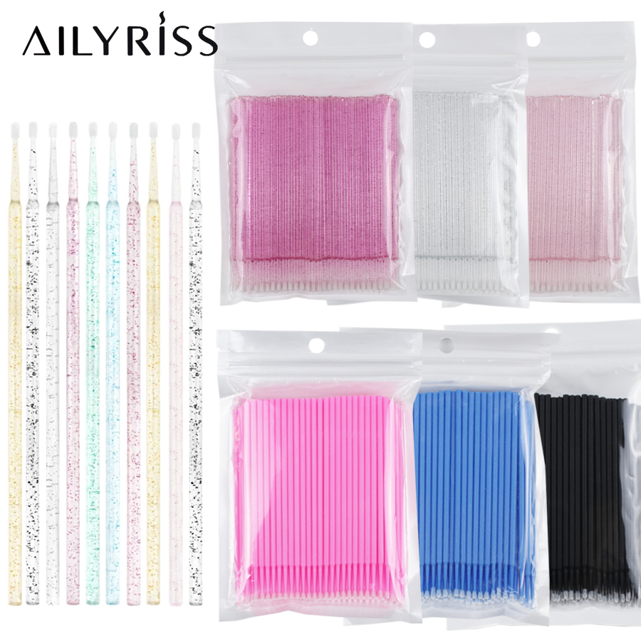 500 개/몫 일회용 애플리케이터 속눈썹 연장을위한 마 - Eyelash Extension Options 리뷰 및 가격