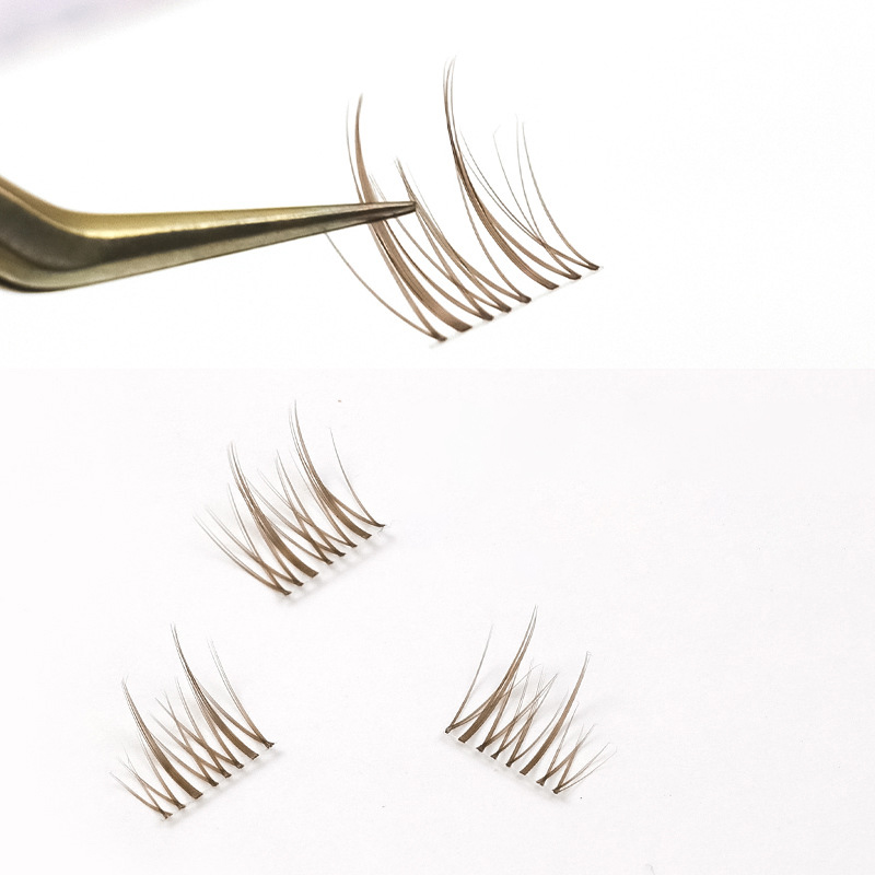 해바라기 속눈썹 갈색 만화 가짜 속눈썹 자연 부드러운  - Eyelash Extension Douyin 리뷰 및 가격
