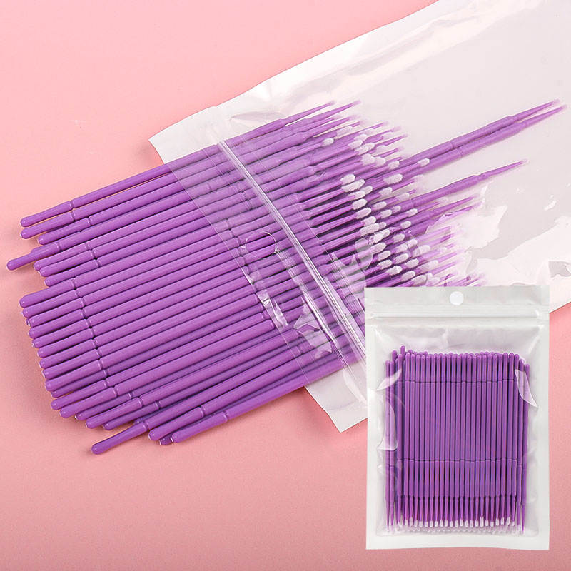 100개/봉지 대나무 속눈썹 연장 클리닝 면봉 래쉬 리 - Eyelash Extension Options 리뷰 및 가격