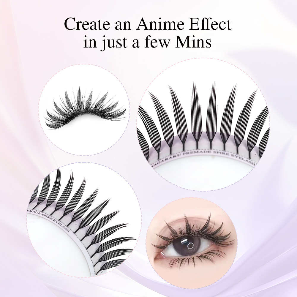 NAGARAKU Premade Spire 속눈썹 애니메 - Funny Eyelash Extension 리뷰 및 가격