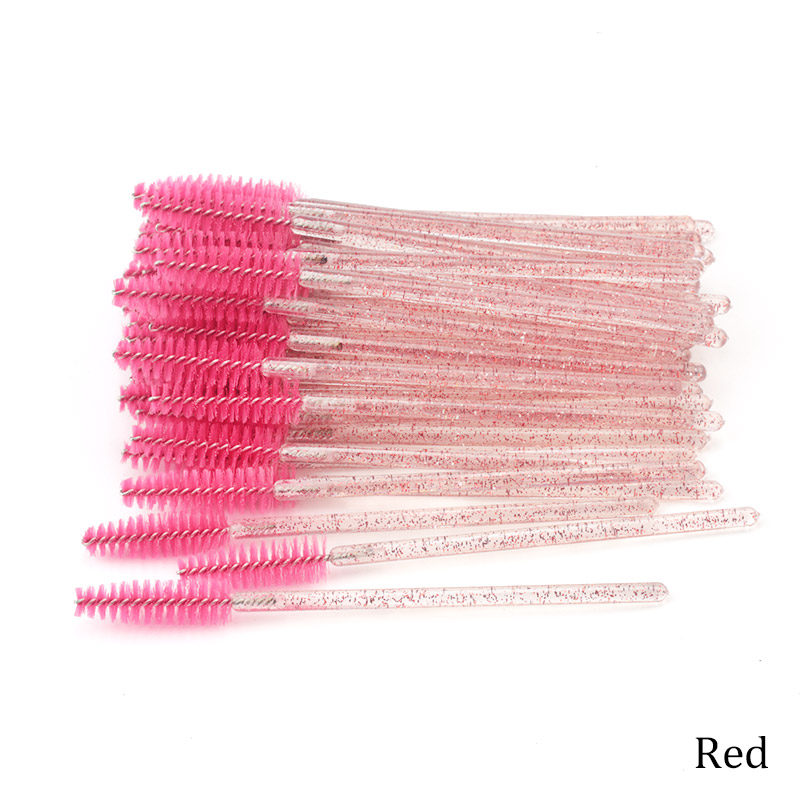 50개입 일회용 속눈썹 브러쉬 마스카라 봉 아이래쉬 연 - Eyelash Extension Options 리뷰 및 가격