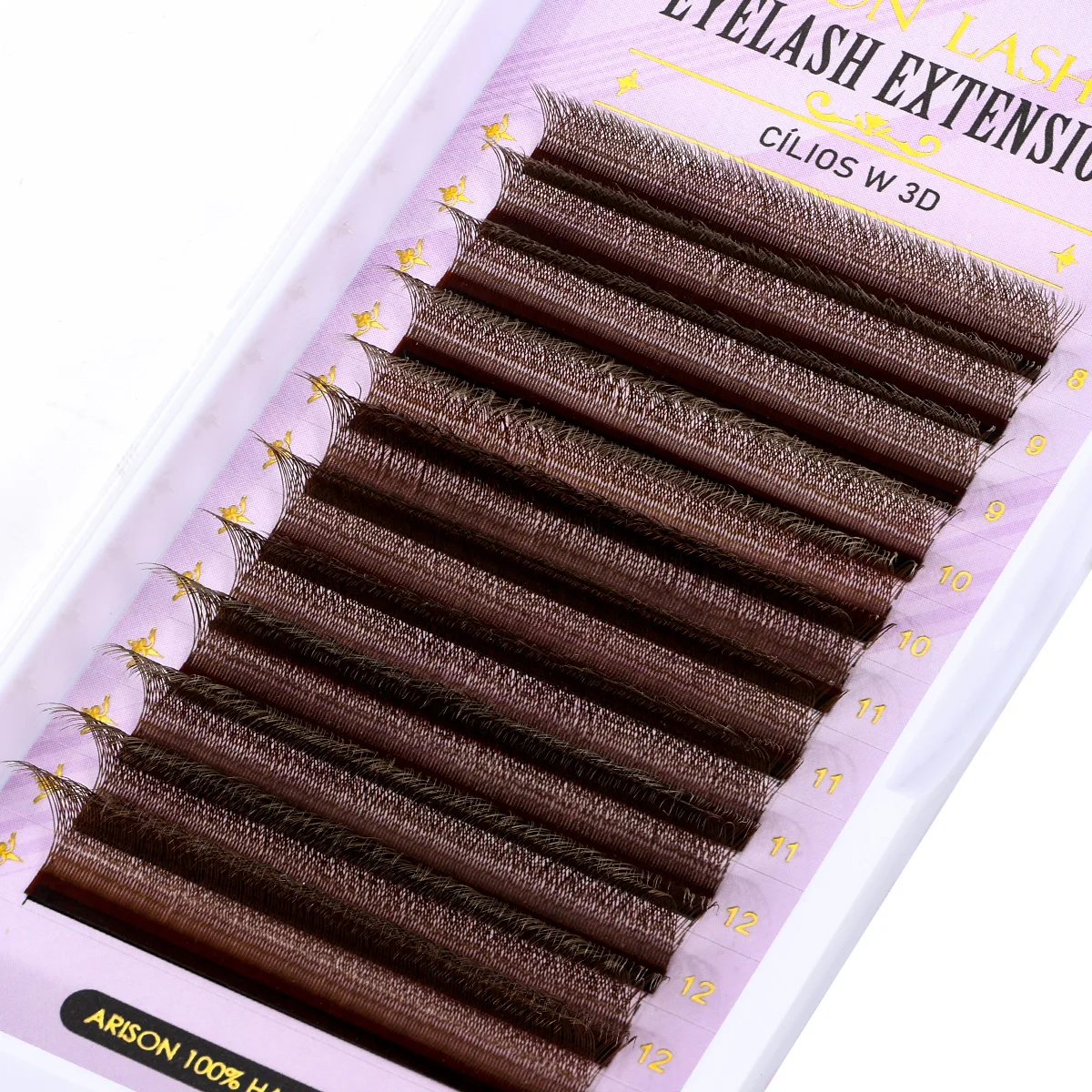 ARISON 브라운 3D/4D/5D W자형 속눈썹 0. - Funny Eyelash Extension 리뷰 및 가격