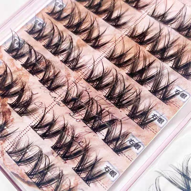 애니메이션 W자형 두꺼운 싱글 클러스터 인조 속눈썹 만 - Eyelash Extension Anime Style 리뷰 및 가격