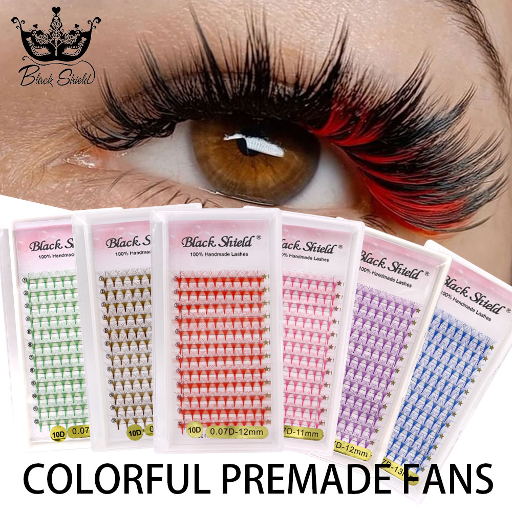6D 10D 0.07 다양한 색상으로 제공되는 컬러 프 - Funny Eyelash Extension 리뷰 및 가격