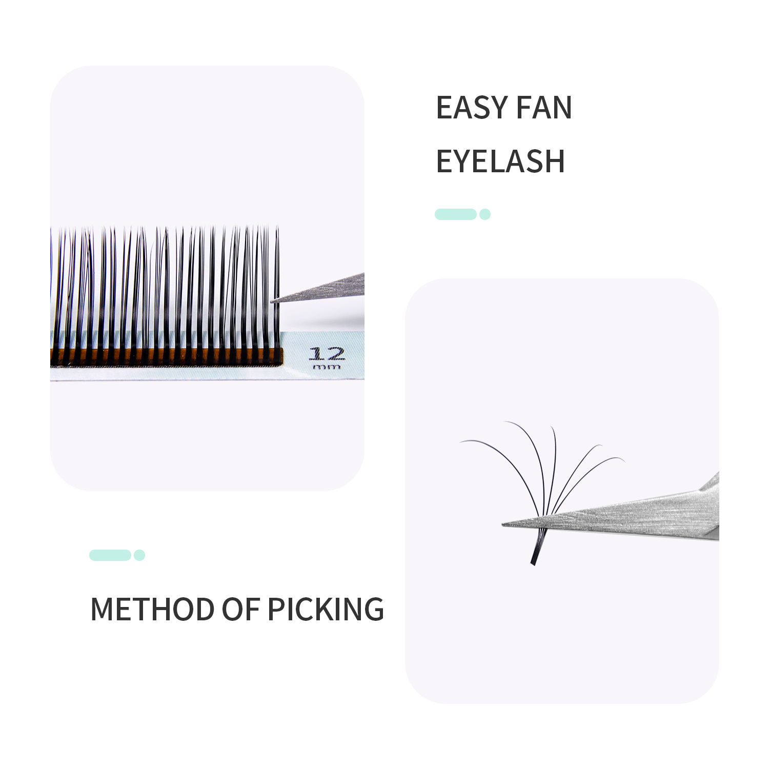 글램래쉬 5D 플라워 속눈썹 볼륨 스파이크 속눈썹 부드 - Eyelash Extension Anime Style 리뷰 및 가격