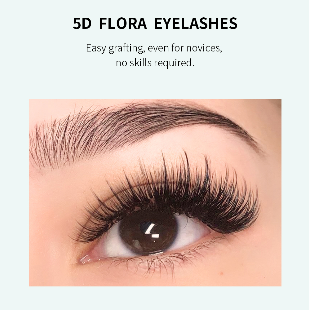 글램래쉬 5D 플라워 속눈썹 볼륨 스파이크 속눈썹 부드 - Eyelash Extension Anime Style 리뷰 및 가격