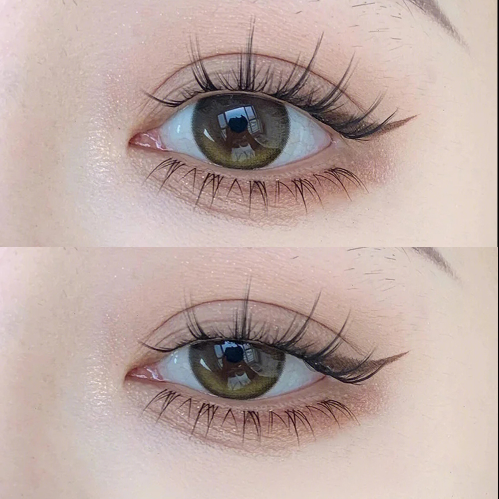 5 쌍 클리어 밴드 낮은 속눈썹 수제 거짓 속눈썹 하단 - Eyelash Extension Douyin 리뷰 및 가격