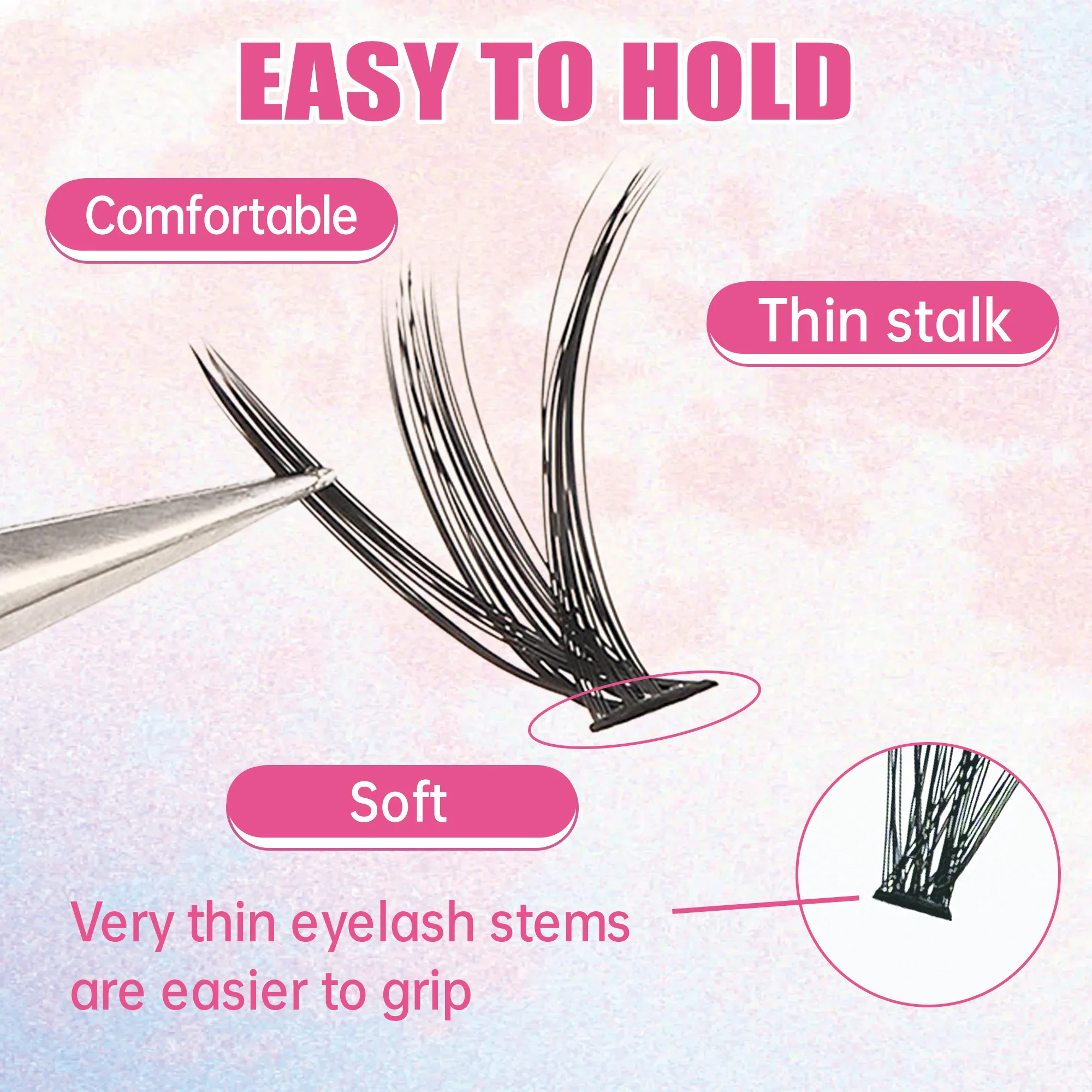 속눈썹 200개 클러스터 속눈썹 본드 및 씰 메이크업  - Eyelash Extension Review 리뷰 및 가격