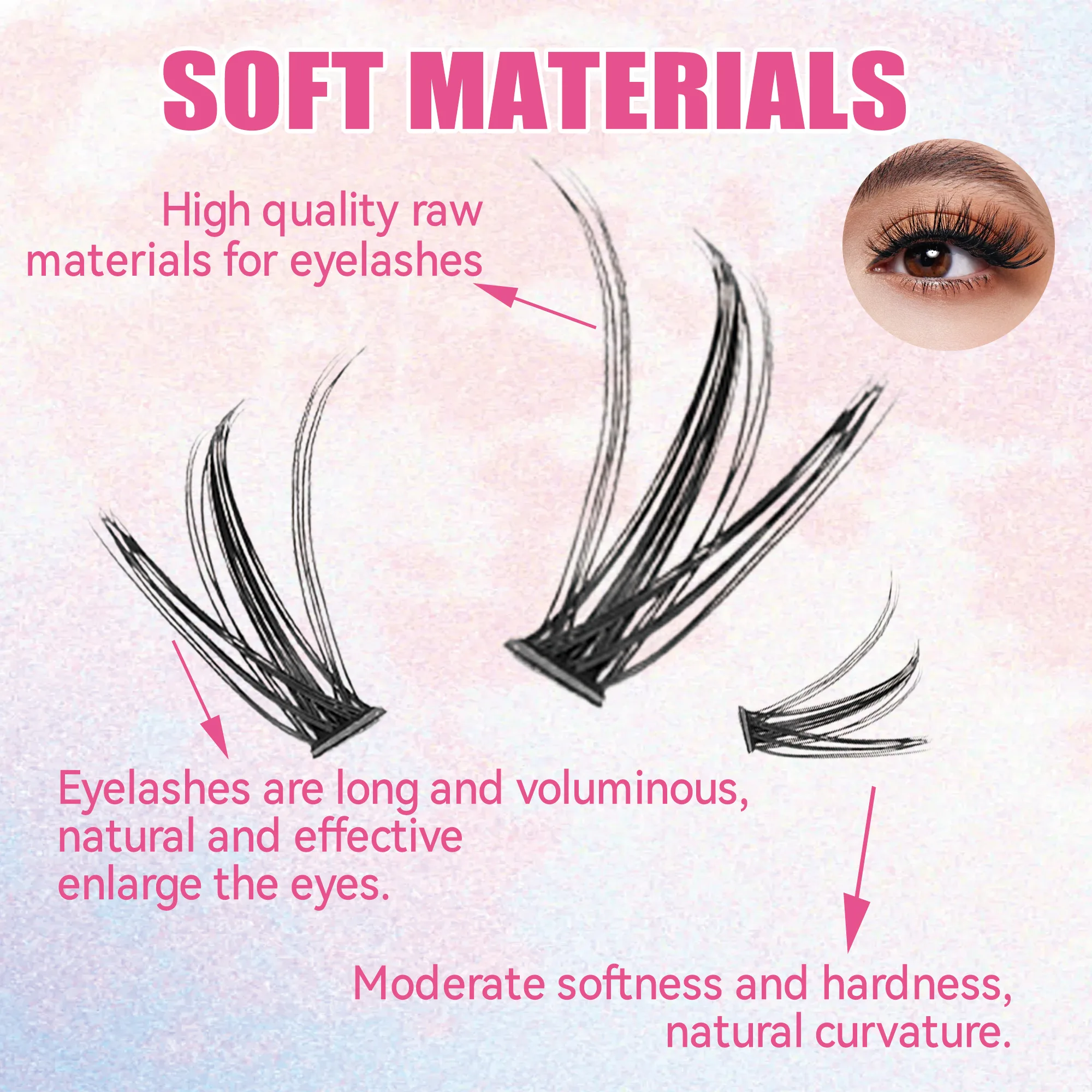 속눈썹 200개 클러스터 속눈썹 본드 및 씰 메이크업  - Eyelash Extension Review 리뷰 및 가격
