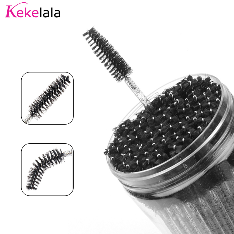 50Pcs/병 속눈썹 연장 브러쉬 컨테이너 눈썹 눈 속 - Eyelash Extension Options 리뷰 및 가격