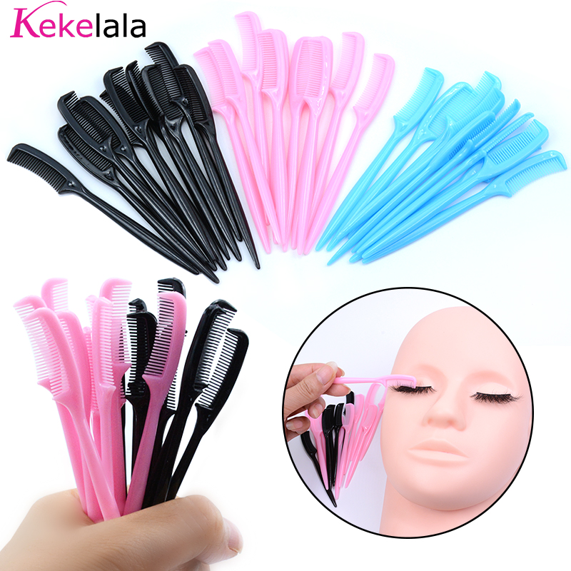 10Pcs 미니 속눈썹 빗 작은 귀여운 눈썹 브러쉬 눈 - Eyelash Extension Options 리뷰 및 가격