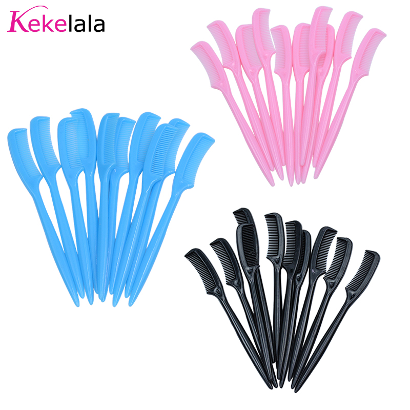 10Pcs 미니 속눈썹 빗 작은 귀여운 눈썹 브러쉬 눈 - Eyelash Extension Options 리뷰 및 가격