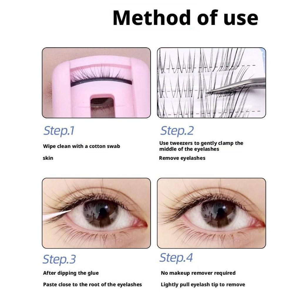 해바라기 속눈썹 브라운 만화풍 가짜 속눈썹 자연스럽고  - Eyelash Extension Douyin 리뷰 및 가격