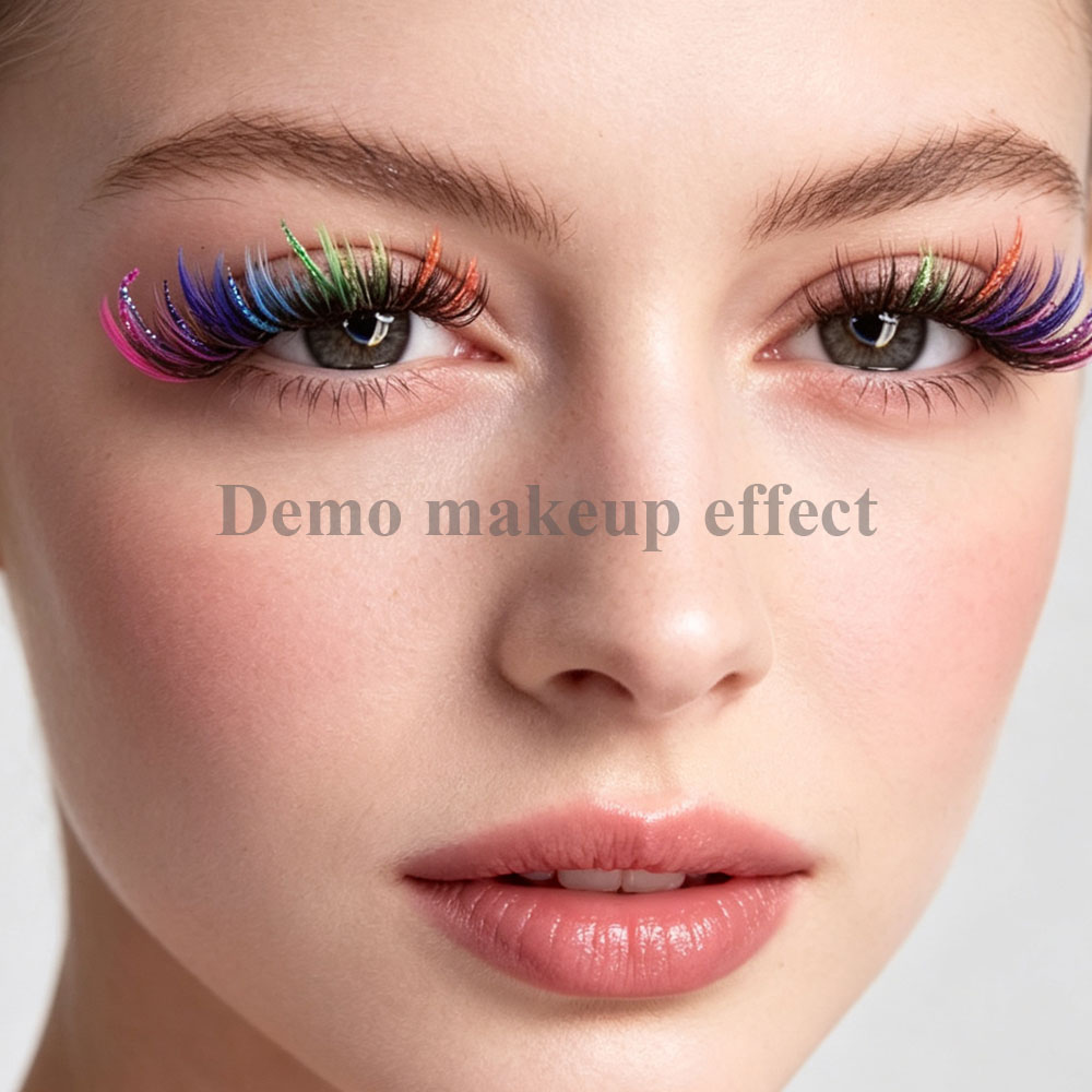컬러 글리터 DIY 클러스터 속눈썹, 반짝이는 컬러 글 - Funny Eyelash Extension 리뷰 및 가격