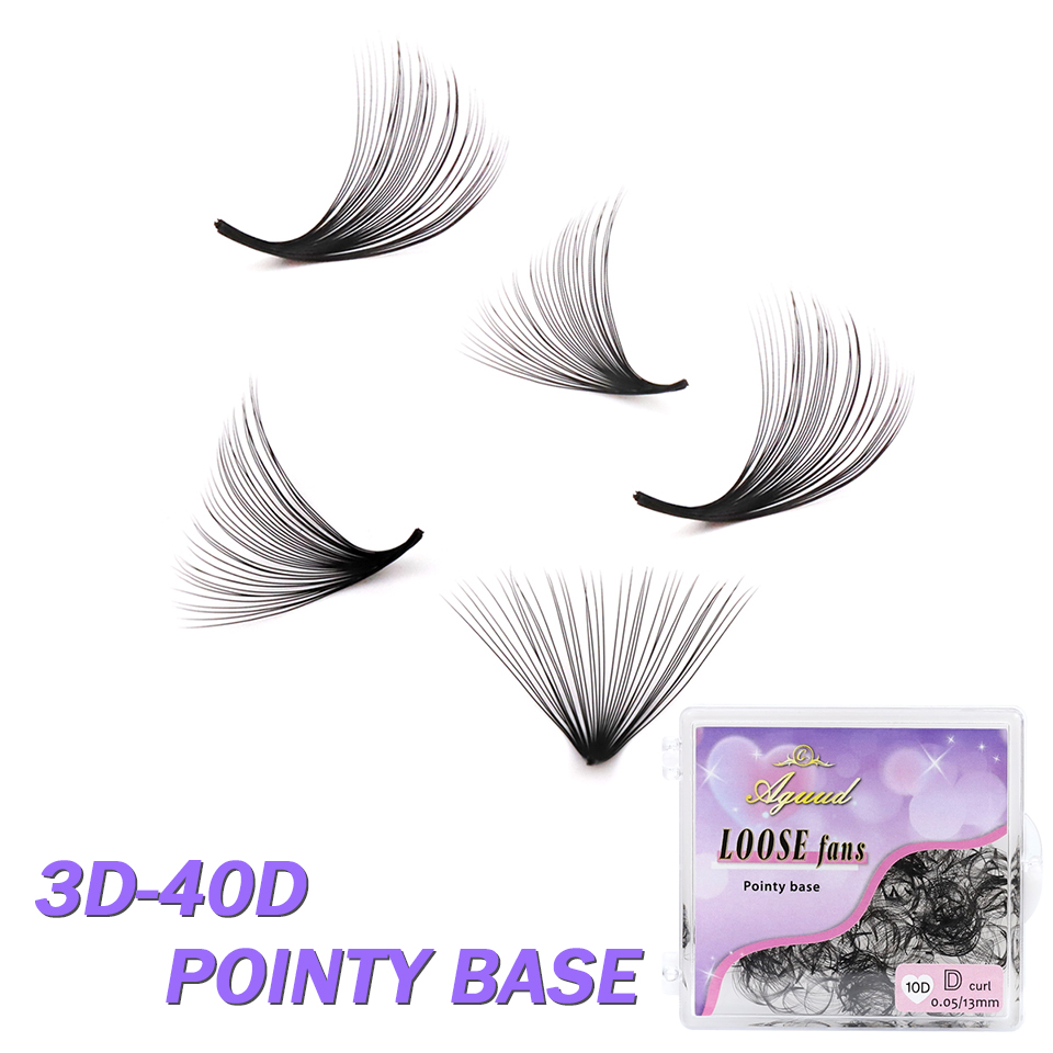AGUUD 30D 40D 클러스터 루즈 팬 래쉬 7mm - Eyelash Extension Review 리뷰 및 가격