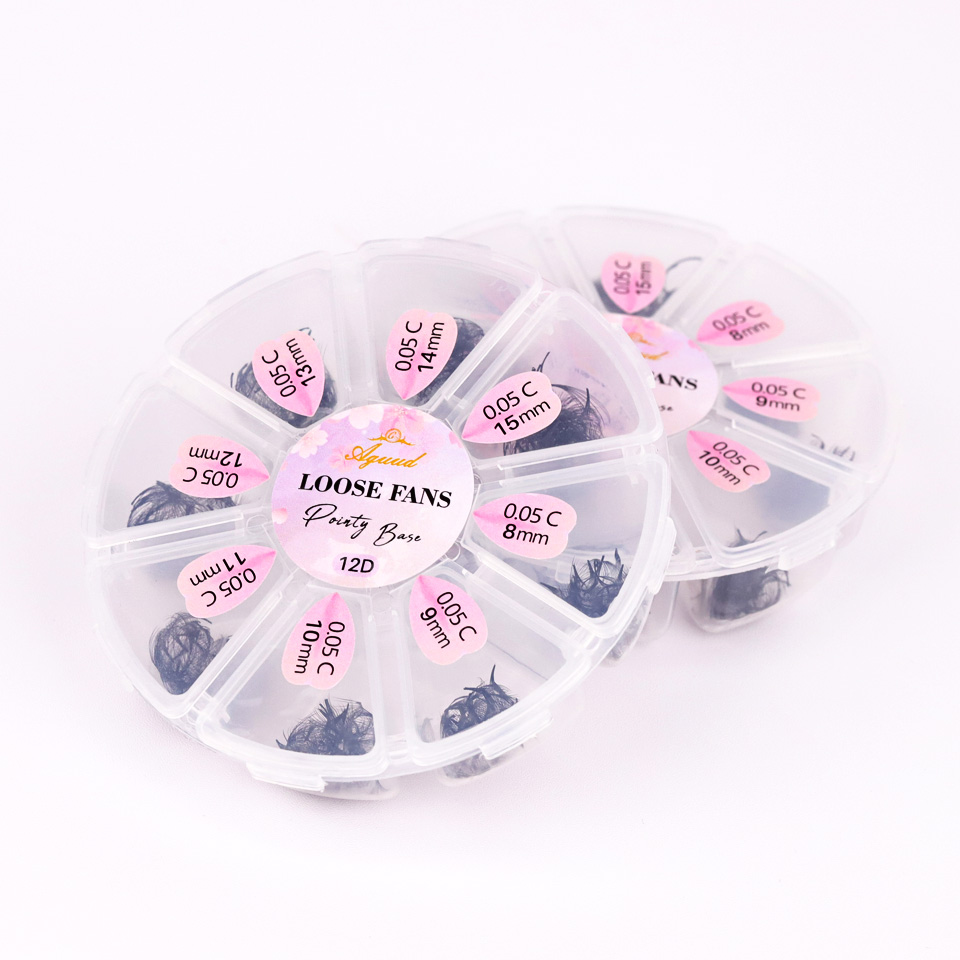 AGUUD 30D 40D 클러스터 루즈 팬 래쉬 7mm - Eyelash Extension Review 리뷰 및 가격