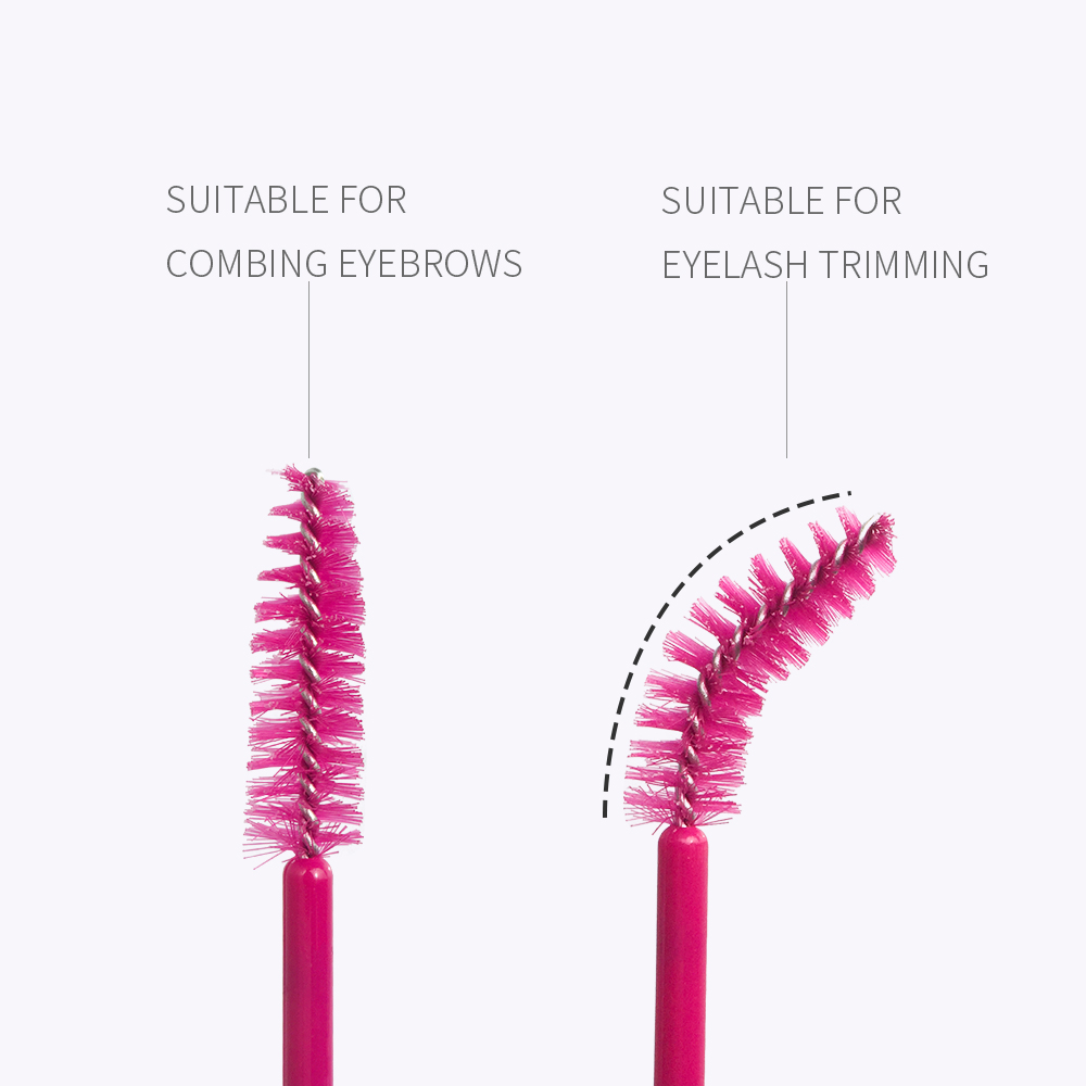 100Pcs 일회용 마이크로 속눈썹 빗 브러시 스풀러  - Eyelash Extension Options 리뷰 및 가격
